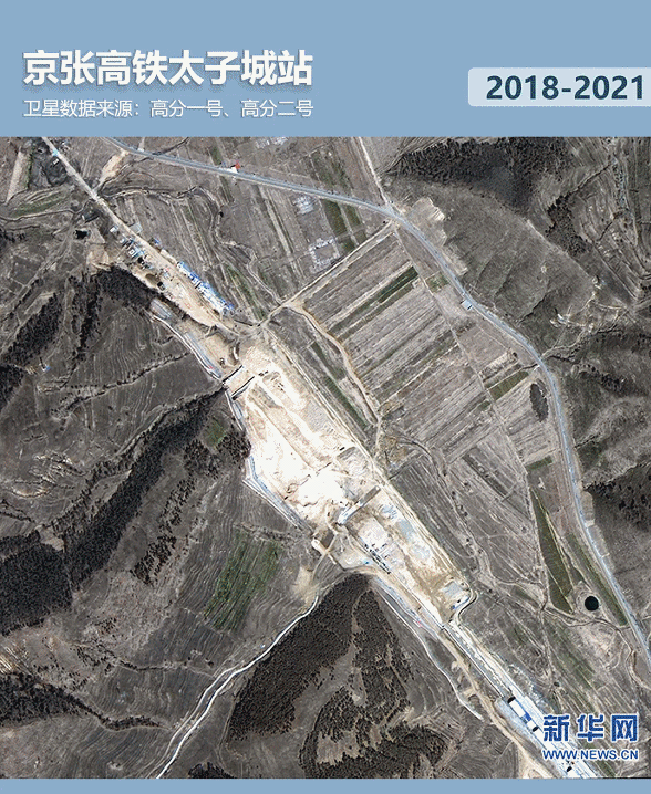 衛(wèi)星見證，這里如何變身“冬奧小城”