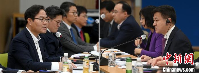 圖為論壇現(xiàn)場(chǎng)?！№n國(guó)中國(guó)商會(huì)供圖