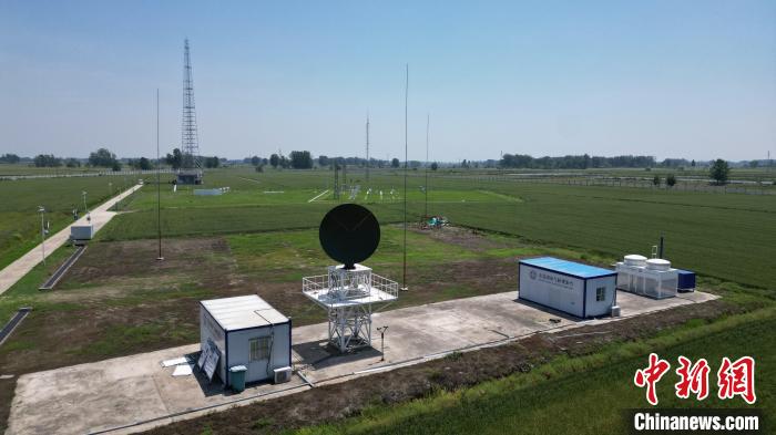 航拍壽縣國家氣候觀測臺(tái)?！∽Ａ?攝