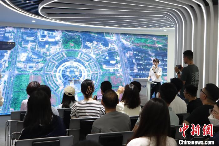 數(shù)字地球技術應用講解。　中科星圖供圖