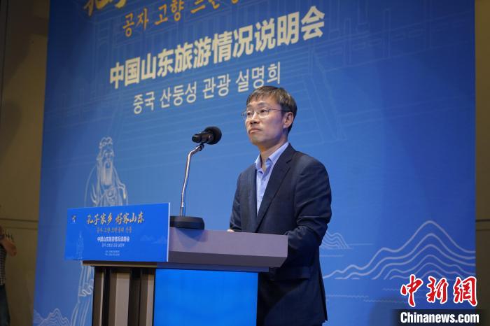 首爾市政府觀光體育局局長(zhǎng)金英渙致辭?！⑿?攝