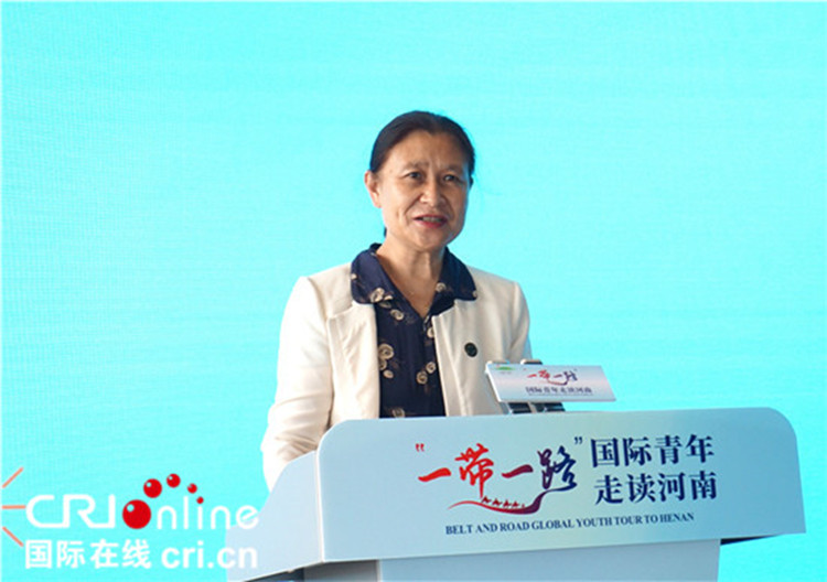 中國(guó)人民對(duì)外友好協(xié)會(huì)二級(jí)巡視員李冬梅致辭。賈親親 攝