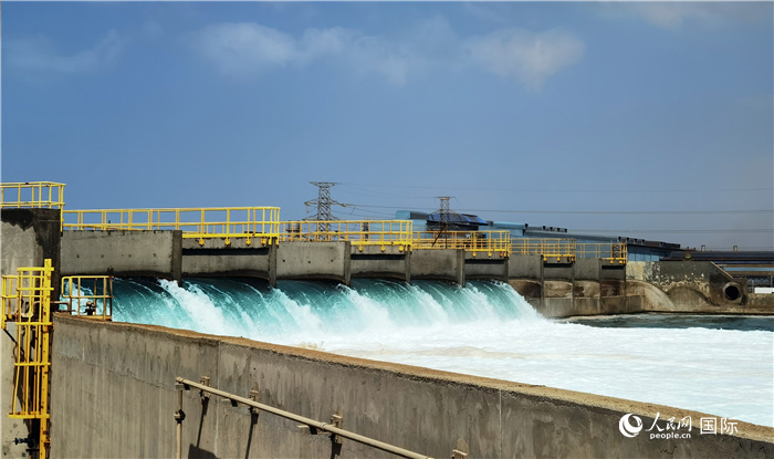 圖為取排水工程項(xiàng)目一景。人民網(wǎng)記者管克江攝