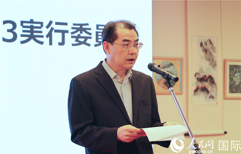 中國駐日本大使吳江浩致辭。人民網(wǎng) 許可攝