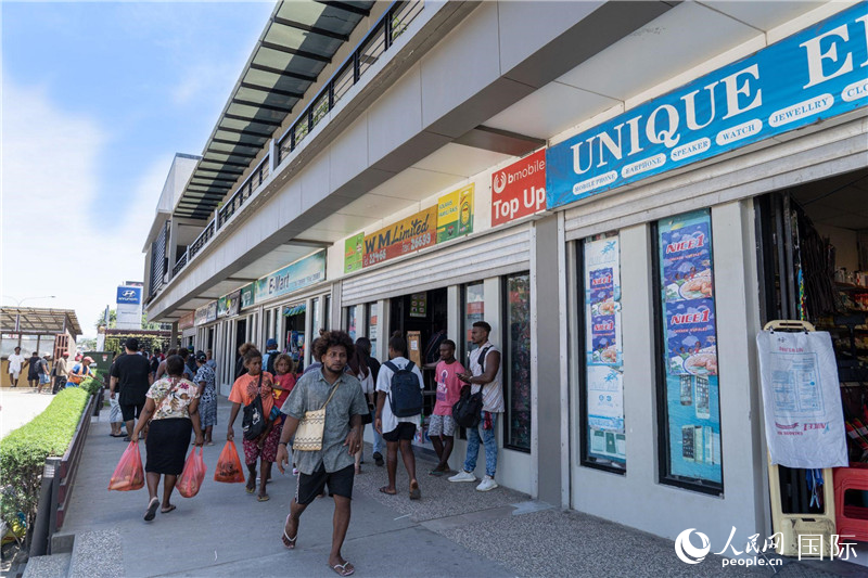 2023年9月12日，所羅門群島首都霍尼亞拉街景。人民網(wǎng) 賀吉攝