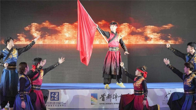 圖為“華夏風 功夫情”演出場景，中國駐阿聯(lián)酋大使館供圖