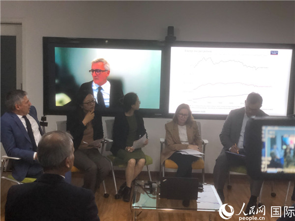 “向COP28注入動力”研討會現(xiàn)場。 人民網(wǎng)記者 趙健攝