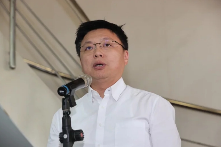 圖為趙天麟。圖片來源：臺灣《聯(lián)合報》劉學(xué)圣攝。