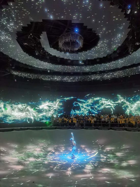 　　《天釀》演出場(chǎng)景。本報(bào)記者常雯宜攝