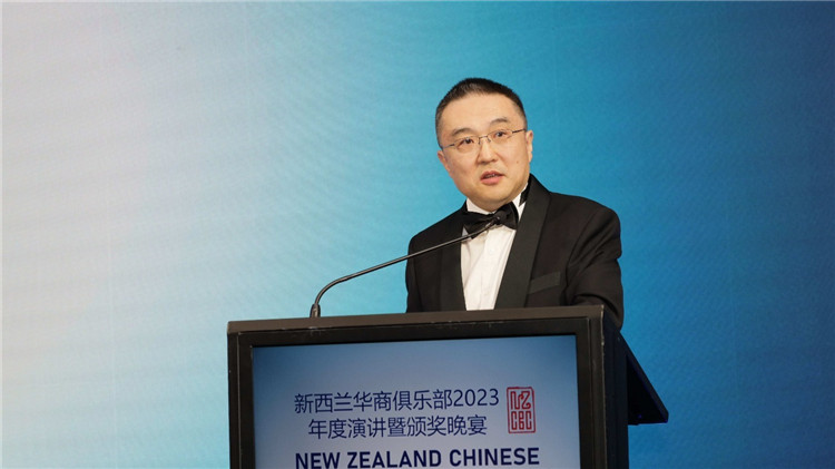 中國駐新西蘭大使王小龍。攝影：張凱