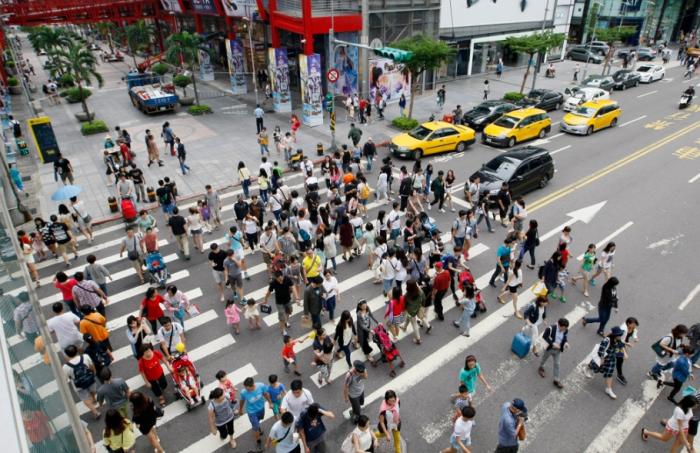 圖為信義商圈。圖片來源：臺灣“中時新聞網”。