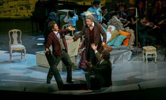 圖為《賈尼·斯基基》劇照。（中國國家大劇院供圖）