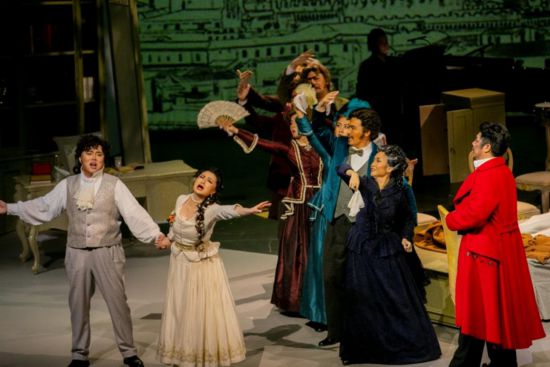 圖為《賈尼·斯基基》劇照。中國國家大劇院供圖。