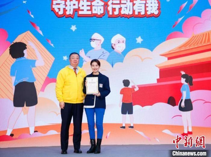 演員周海媚受邀參與公益活動?！」鶆P敏 攝