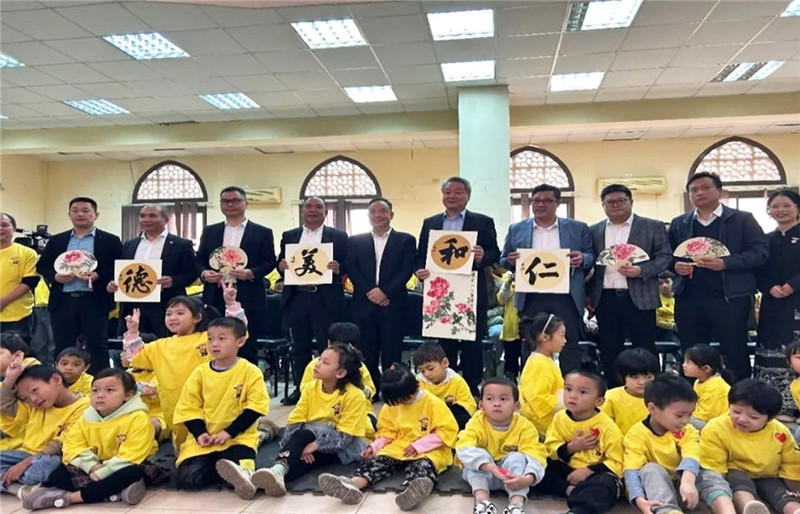 圖為2023“中華文化大樂園—埃及開羅營”閉幕式活動現(xiàn)場。主辦方供圖