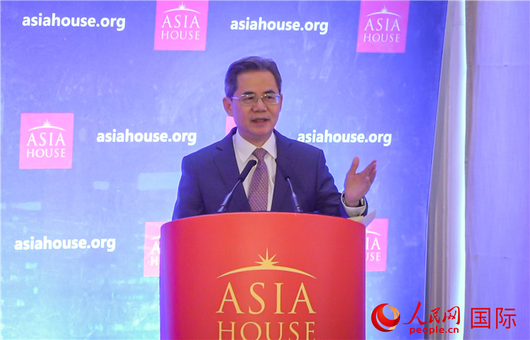 鄭澤光大使強(qiáng)調(diào)，中國(guó)經(jīng)濟(jì)長(zhǎng)期向好的總趨勢(shì)不會(huì)改變。人民網(wǎng) 郭錦標(biāo)攝