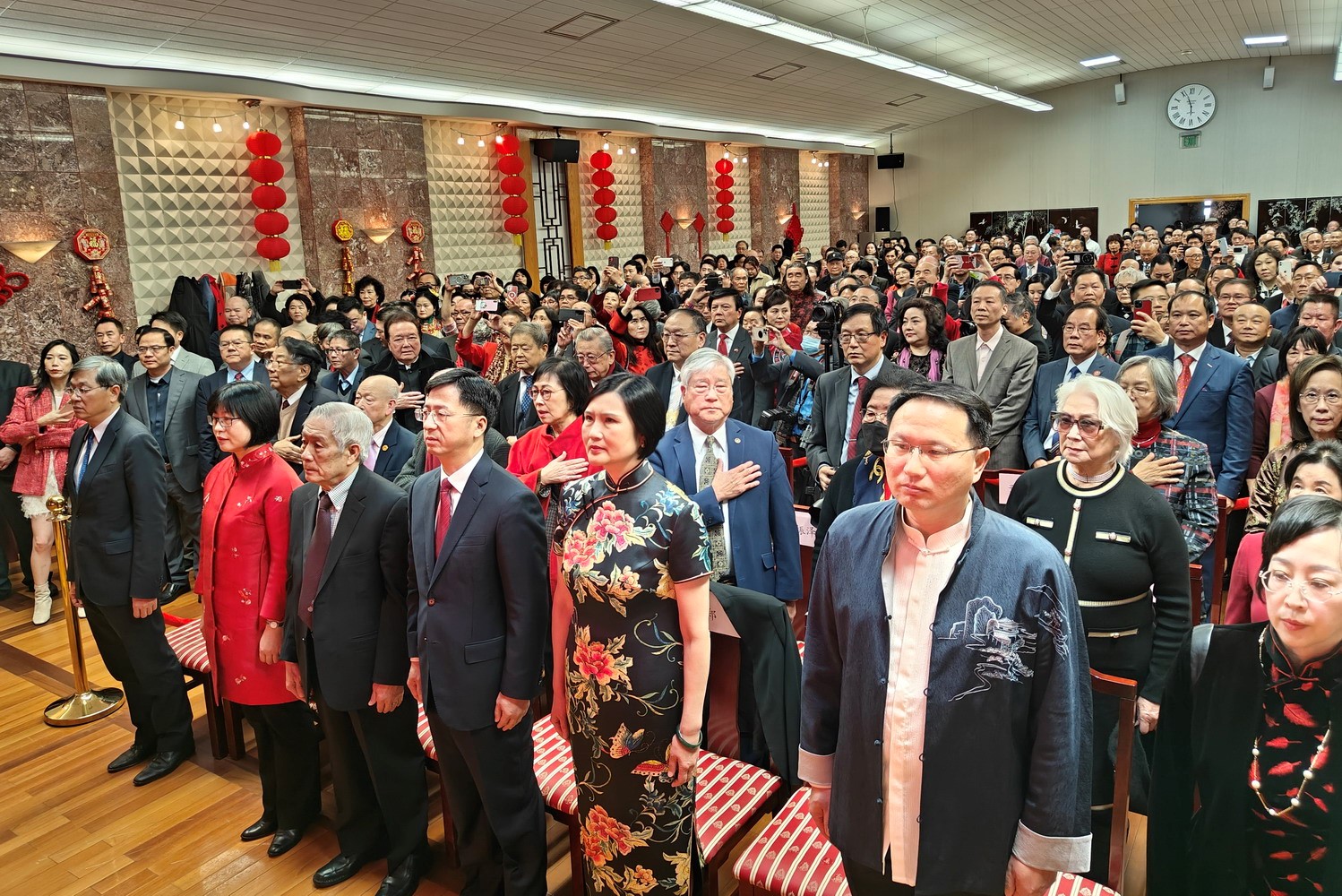 領(lǐng)區(qū)各州代表參加招待會(huì)。主辦方供圖