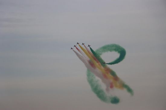 飛行表演現(xiàn)場。高思峰 攝