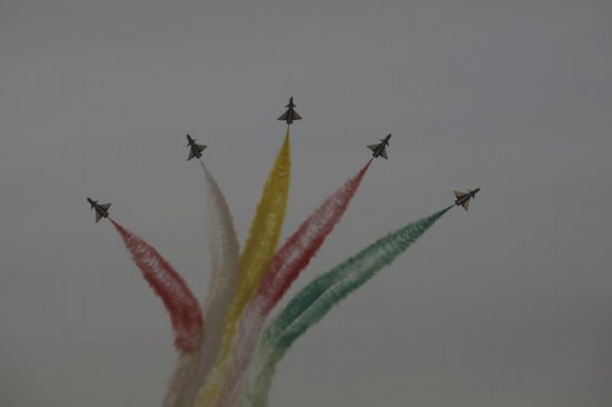 飛行表演現(xiàn)場。王曉東 攝