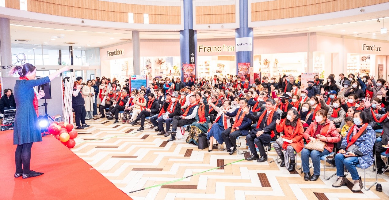 活動現(xiàn)場。中國駐大阪旅游辦事處供圖