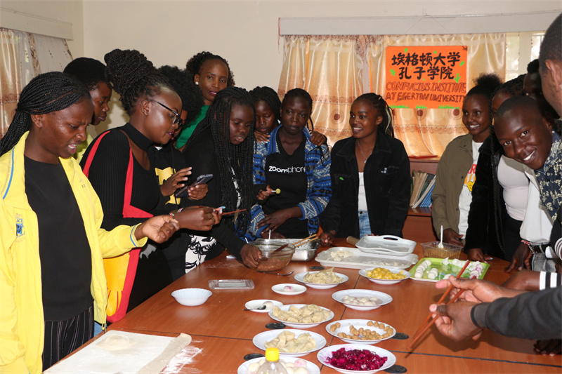 活動現場。肯尼亞埃格頓大學孔子學院供圖