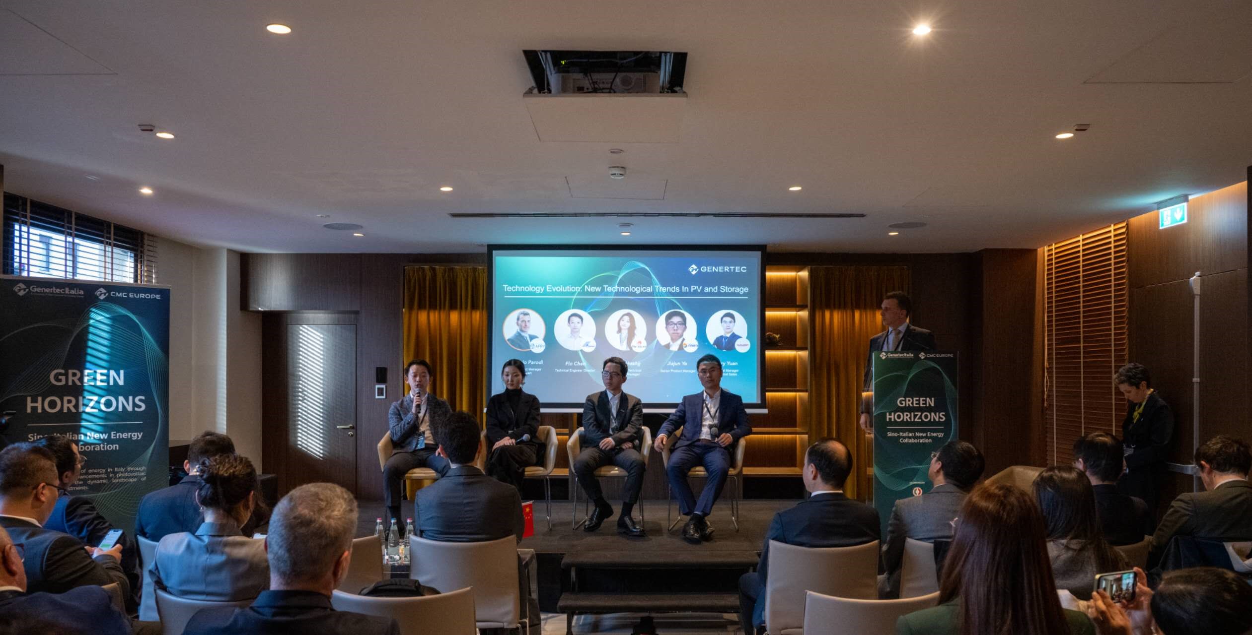 中方企業(yè)代表就新能源技術(shù)發(fā)展趨勢(shì)分享觀點(diǎn)。主辦方供圖