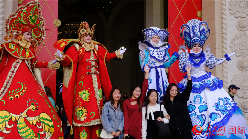 北京展覽館舉辦首屆俄羅斯“謝肉節(jié)”慶祝活動(dòng)。人民網(wǎng) 褚夢(mèng)琦攝
