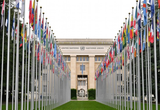 這是2023年5月21日在瑞士日內(nèi)瓦拍攝的聯(lián)合國萬國宮。新華社記者連漪攝