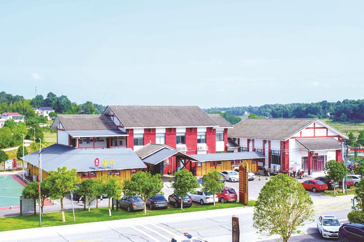 由文化站升級(jí)改造而成的“福臨驛站”，可提供度假、研學(xué)、會(huì)議、拓展、愛(ài)國(guó)主義教育等各類旅游線路，供游客自主選擇。 長(zhǎng)沙縣供圖