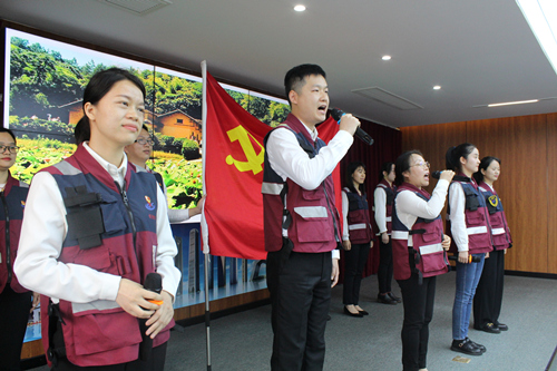 1、主題黨日活動(dòng)現(xiàn)場(chǎng)。受訪單位供圖