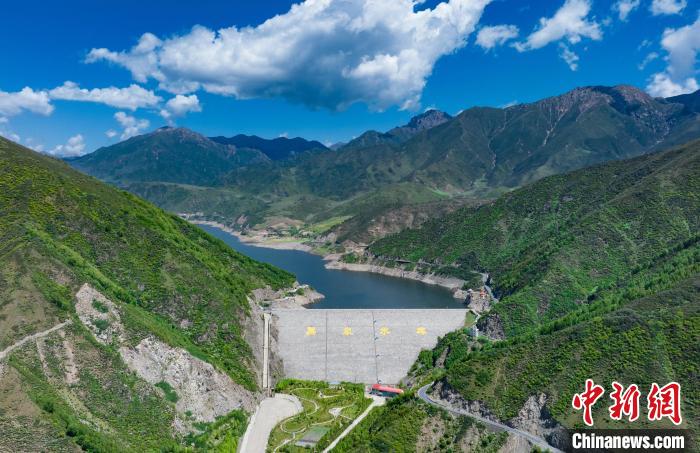 圖為引大濟湟黑泉水庫。(資料圖) 青海省水利廳 供圖