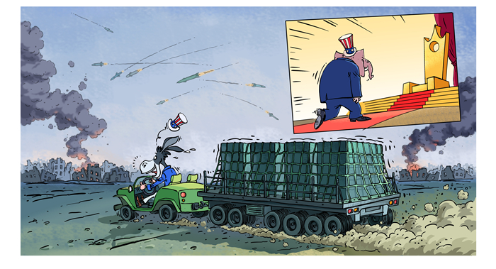 漫畫作者：馬宏亮（人民網(wǎng)版權(quán)圖片，未經(jīng)授權(quán)請勿轉(zhuǎn)載。）