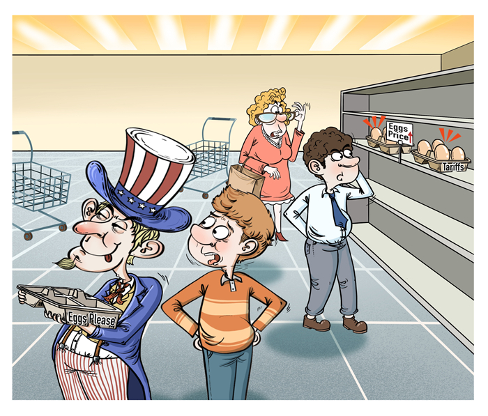 漫畫作者：譚希光（人民網(wǎng)版權(quán)圖片，未經(jīng)授權(quán)請(qǐng)勿轉(zhuǎn)載。）