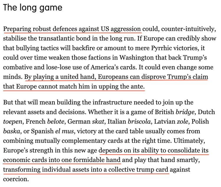 深觀察丨“只要團(tuán)結(jié)，歐盟反制美國(guó)的王牌很多”