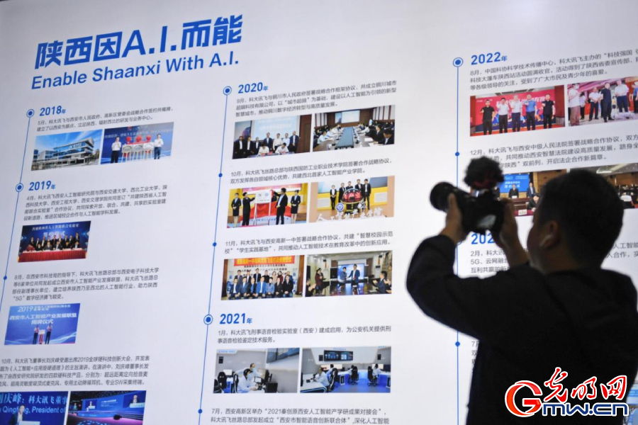 組圖丨AI、網(wǎng)絡(luò)安全、跨境電商……數(shù)字經(jīng)濟(jì)如此 “陜”耀