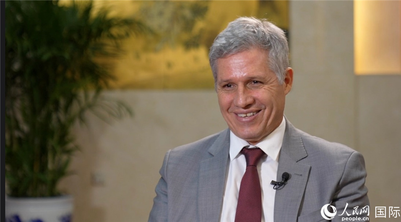 巴西農(nóng)村發(fā)展部部長(zhǎng)特謝拉。 人民網(wǎng)記者 張榮攝