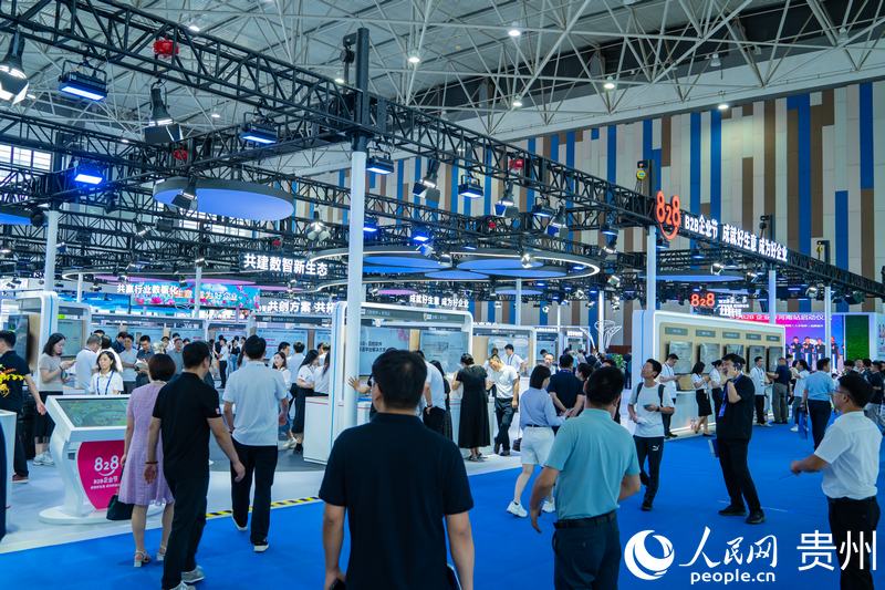 2、2024數(shù)博會(huì)共吸引400余家展商參展。人民網(wǎng) 陽(yáng)茜攝.jpg