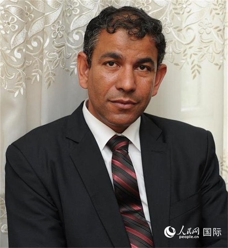 埃及著名中國和亞洲問題專家德拉比克。人民網(wǎng)記者 黃培昭攝