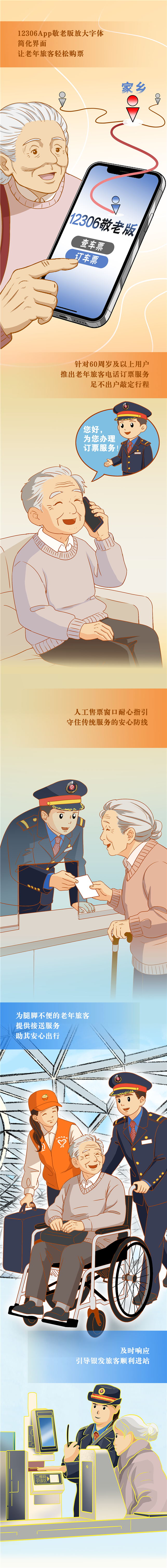 【騏驥迎新】漫評(píng)丨適老化服務(wù)讓春運(yùn)歸途更有溫度