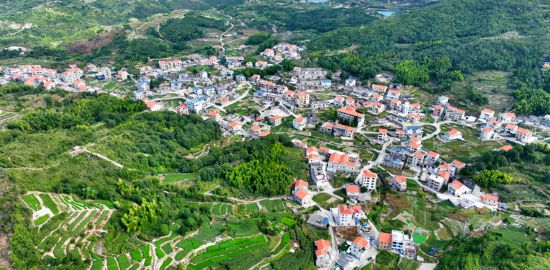 軍營村俯瞰。人民網(wǎng)記者 陳博 攝