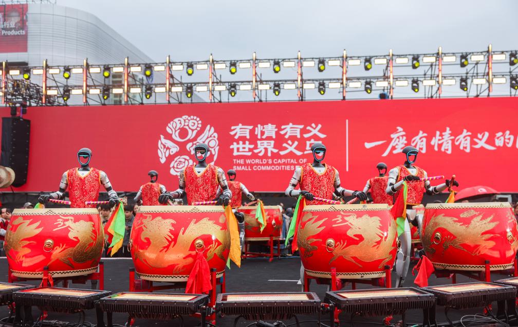 2026年2月28日，義烏全球數(shù)貿(mào)中心舉行新春開市儀式。