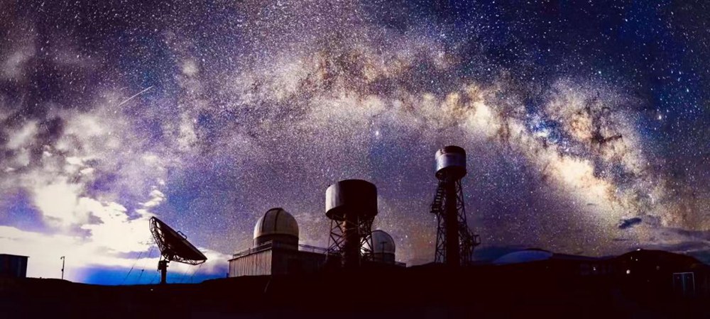 阿里暗夜星空。貢覺群培攝