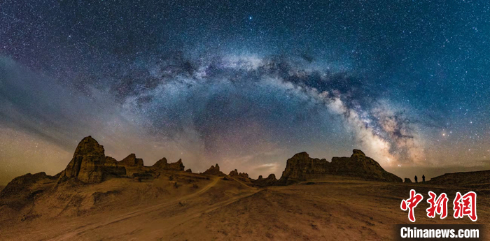資料圖為青海省海西州冷湖俄博梁星空。 <a target='_blank' href='/'><p  align=
