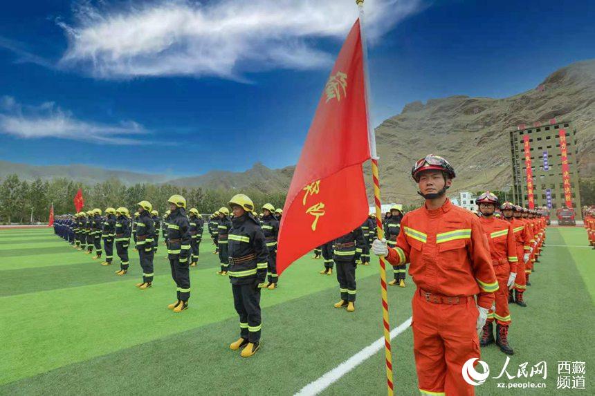 誓師大會(huì)現(xiàn)場。 人民網(wǎng) 李海霞 攝