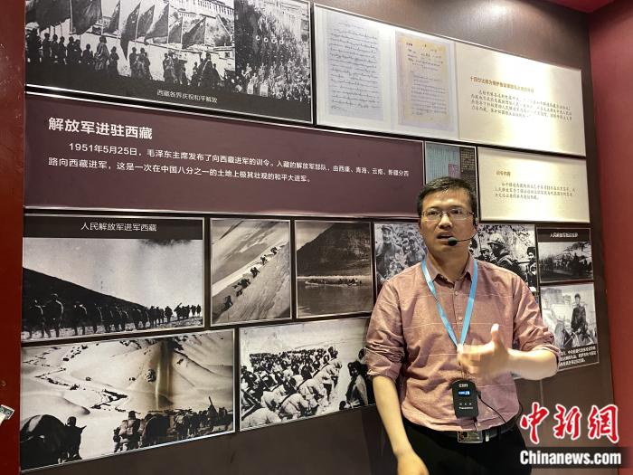 張慶沖在講解。彭寧鈴 攝