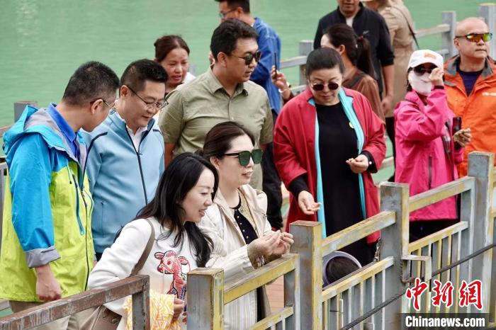 全國新的社會階層人士服務(wù)團(tuán)考察林芝巴河鎮(zhèn)生態(tài)保護(hù)項(xiàng)目?！∧岈?shù)┰龉﹫D