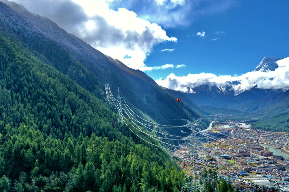 對波林線進行巡視檢查。閆昱翰攝