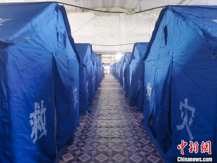 那曲火車站集中健康監(jiān)測點?！≈袊F路青藏集團有限公司拉薩車務(wù)段 供圖