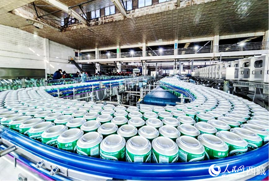 全新升級(jí)的生產(chǎn)線投入使用。人民網(wǎng) 李海霞攝