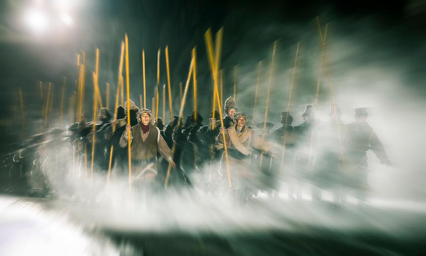 演出現(xiàn)場(chǎng)。蕭文松子攝